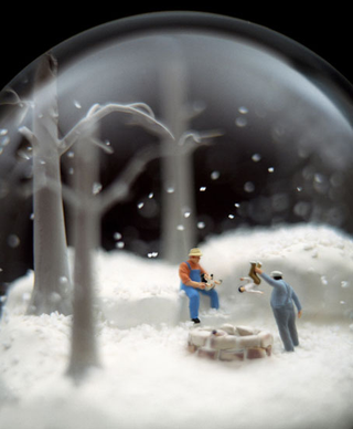 Illustration for article titled Super Creepy Snow Globes are Filled With Death, Not Cheer